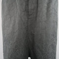 COMME des GARCONS Size XXS Black Floral Textured Drop Crotch Cropped Pants COMME des GARCONS