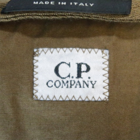 CP COMPANY 40 Brown Cotton Blend Jacket CP COMPANY
