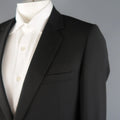 DIOR HOMME 42 Black Wool Single Breasted Notch Lapel Classic Suit DIOR HOMME