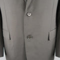 DIOR HOMME 42 Black Wool Single Breasted Notch Lapel Classic Suit DIOR HOMME