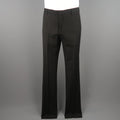 DIOR HOMME 42 Black Wool Single Breasted Notch Lapel Classic Suit DIOR HOMME