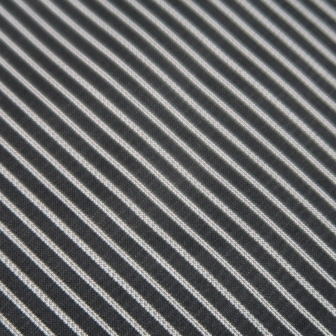DIOR HOMME Black & Silver Diagonal Stripe Silk Tie DIOR HOMME