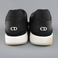 DIOR HOMME Size 12 Black Rubberized Leather & Suede Strap Sneakers DIOR HOMME
