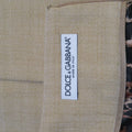 DOLCE & GABBANA Size 2 Beige Silk Pencil Skirt DOLCE & GABBANA