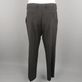 DOLCE & GABBANA Size 34 Black Solid Wool Blend Dress Pants DOLCE & GABBANA