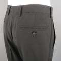 DOLCE & GABBANA Size 34 Black Solid Wool Blend Dress Pants DOLCE & GABBANA