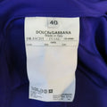 DOLCE & GABBANA Size 4 Purple Silk Satin A Line Short Puff Sleeve Cocktail Dress DOLCE & GABBANA