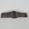 DONNA KARAN Black Silk Satin Rose Sash Belt DONNA KARAN
