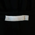 DONNA KARAN Size M Black Layered Jersey Long Sleeve Maxi Sheath Dress DONNA KARAN