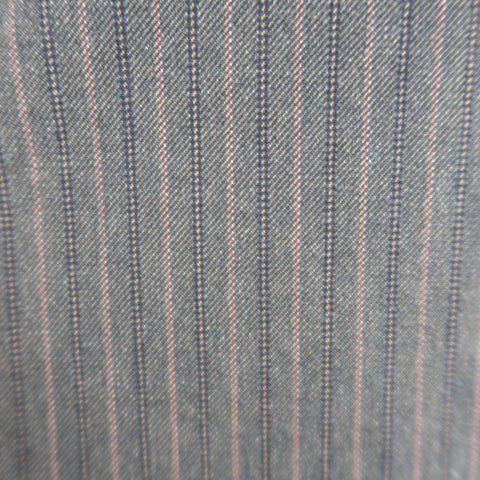 DRIES VAN NOTEN 38 Taupe Striped Herringbone  Cotton Notch Lapel Sport Coat DRIES VAN NOTEN