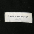 DRIES VAN NOTEN Size 8 Beige & Black Print Wool Pointed Lapel Jacket DRIES VAN NOTEN