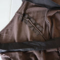 DRKSHDW Size M Brown Viscose /silk Burnout Jersey Tank Top DRKSHDW