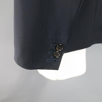 DSQUARED2 44 Regular Navy Solid Wool Sport Coat