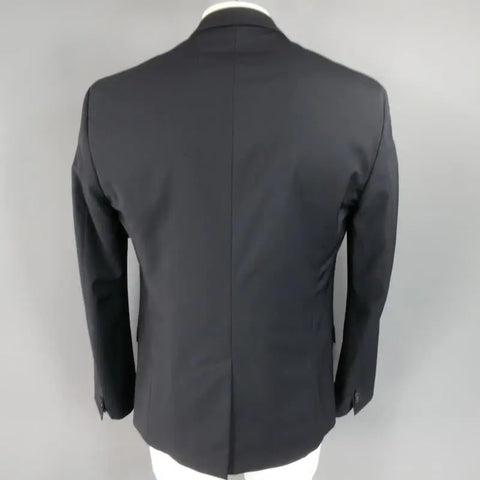 DSQUARED2 44 Regular Navy Solid Wool Sport Coat DSQUARED2