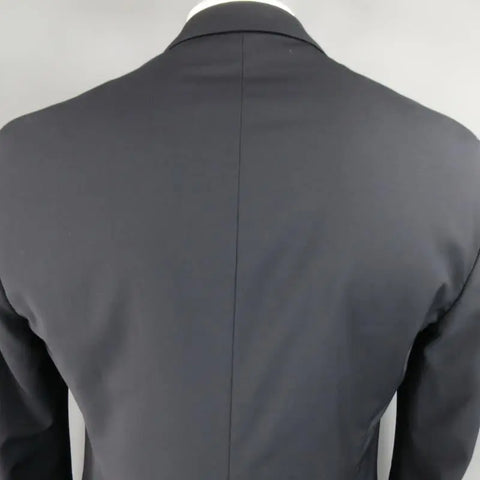 DSQUARED2 44 Regular Navy Solid Wool Sport Coat DSQUARED2