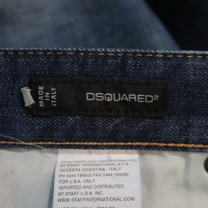 DSQUARED2 Size 30 Indigo Washed Denim Jeans
