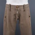 DSQUARED2 Size 30 Khaki Solid Cotton Casual Pants DSQUARED2