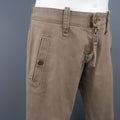 DSQUARED2 Size 30 Khaki Solid Cotton Casual Pants DSQUARED2