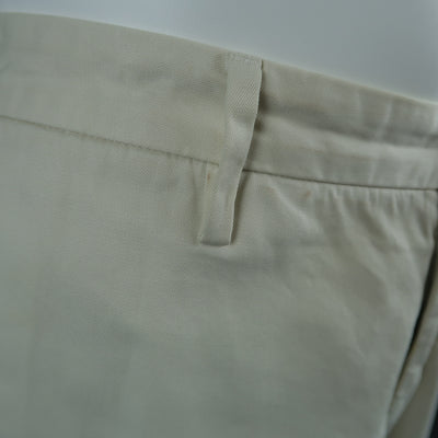 DSQUARED2 Size 32 Cream Solid Cotton l Pants