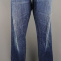 DSQUARED2 Size 34 Washed Idigo Distressed Denim Paint Splatter Jeans DSQUARED2