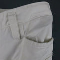 DSQUARED2 Size 34 White Cotton Zip Cargo Utility Pants DSQUARED2
