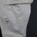 DSQUARED2 Size 34 White Cotton Zip Cargo Utility Pants DSQUARED2
