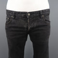 DSQUARED2 Size 34 x 33 / 50 IT Black Washed Low Rise Skinny Denim Jeans DSQUARED2