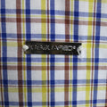 DSQUARED2 Size S Yellow Plaid Cotton Long Sleeve Button Down Shirt DSQUARED2