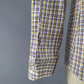 DSQUARED2 Size S Yellow Plaid Cotton Long Sleeve Button Down Shirt DSQUARED2