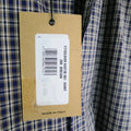 DSQUARED2 Size XS Navy Plaid Cotton Long Sleeve Shirt DSQUARED2