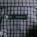 DSQUARED2 Size XS Navy Plaid Cotton Long Sleeve Shirt DSQUARED2