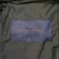 ELIE TAHARI Chest Size 38 Black Solid Leather Zip & Snaps Jacket ELIE TAHARI