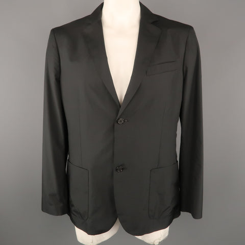 ELIE TAHARI 44 Black Polyester Jacket