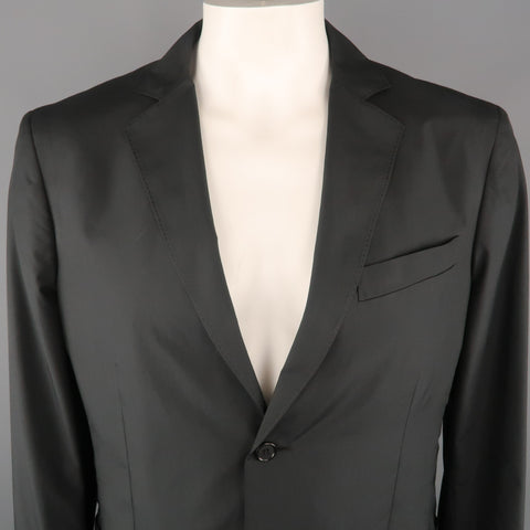 ELIE TAHARI 44 Black Polyester Jacket
