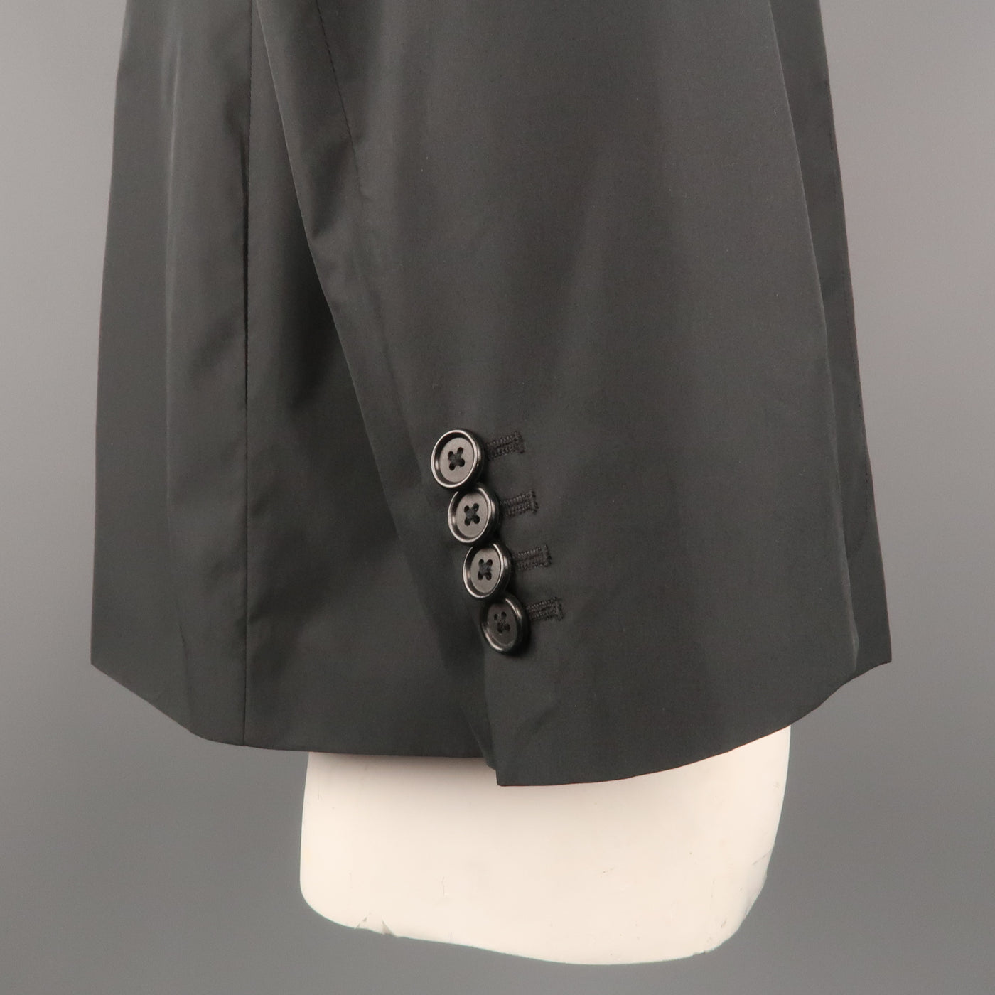 ELIE TAHARI 44 Black Polyester Jacket