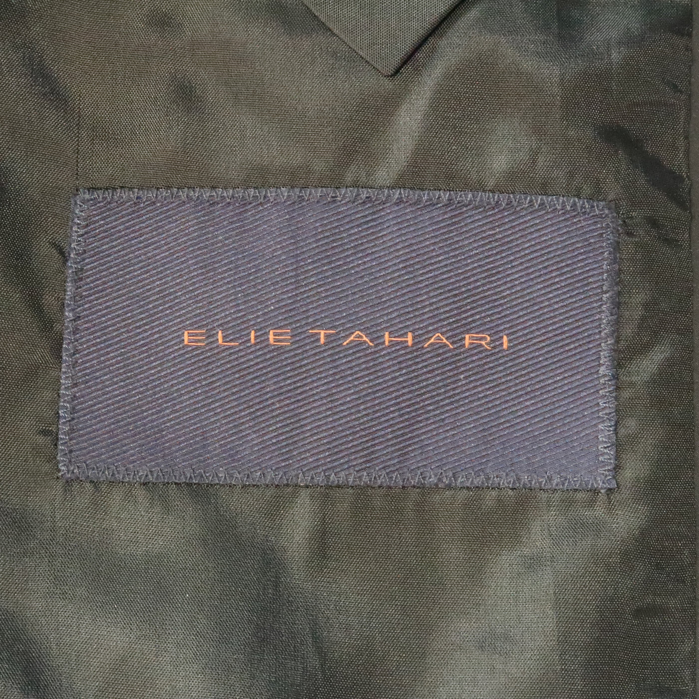 ELIE TAHARI 44 Black Polyester Jacket