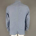 ENGINEERED GARMENTS L Light Blue Contrast Stitch Chambray Pocket Sport Coat ENGINEERED GARMENTS