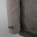 EREDI PISANO L Brown Collared 2 in 1 Detachable Liner Car Rain Coat EREDI PISANO