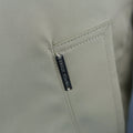EREDI PISANO L Khaki Cotton Twill Zip Hood Detachable Liner Rain Coat EREDI PISANO