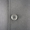 ERMENEGILDO ZEGNA 38 Black Solid Wool / Cashmere Reversible Car Coat ERMENEGILDO ZEGNA
