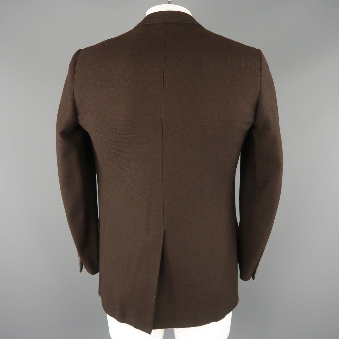 ERMENEGILDO ZEGNA 40 Regular Brown Wool / Cashmere Sport Coat