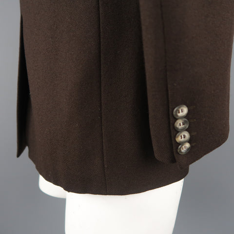 ERMENEGILDO ZEGNA 40 Regular Brown Wool / Cashmere Sport Coat