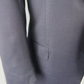 ERMENEGILDO ZEGNA 44 Regular Navy Solid Wool Notch Lapel Sport Coat ERMENEGILDO ZEGNA