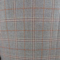 ERMENEGILDO ZEGNA 48 Taupe Window Pane Plaid Wool Notch Lapel Sport Coat ERMENEGILDO ZEGNA