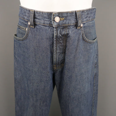 ERMENEGILDO ZEGNA Size 32 Indigo Denim Jeans