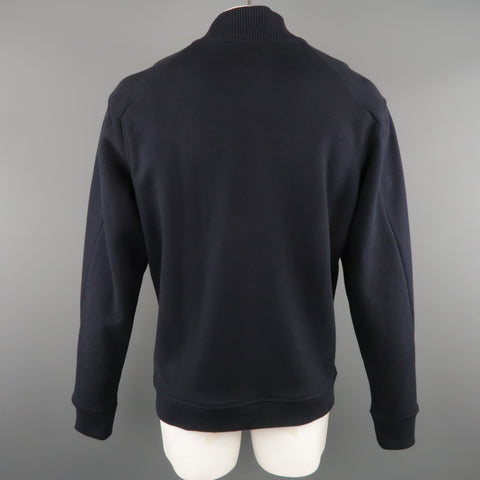G-STAR XL Navy Textured Cotton Jacket