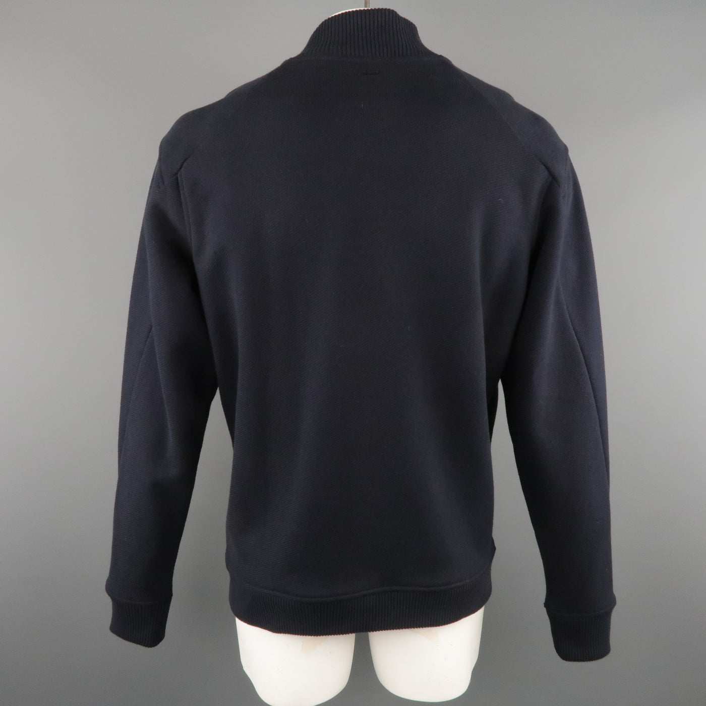 G-STAR XL Navy Textured Cotton Jacket