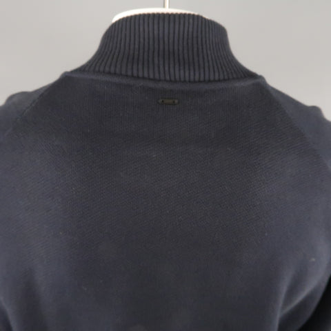 G-STAR XL Navy Textured Cotton Jacket