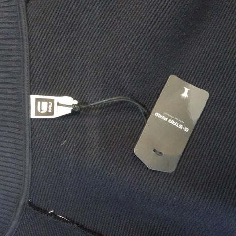 G-STAR XL Navy Textured Cotton Jacket
