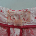 GIAMBATTISTA VALLI Size XS Pink Silk Blend Floral Jacquard Pleated Shorts GIAMBATTISTA VALLI